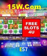 Slots com jackpots e giros grátis na E57